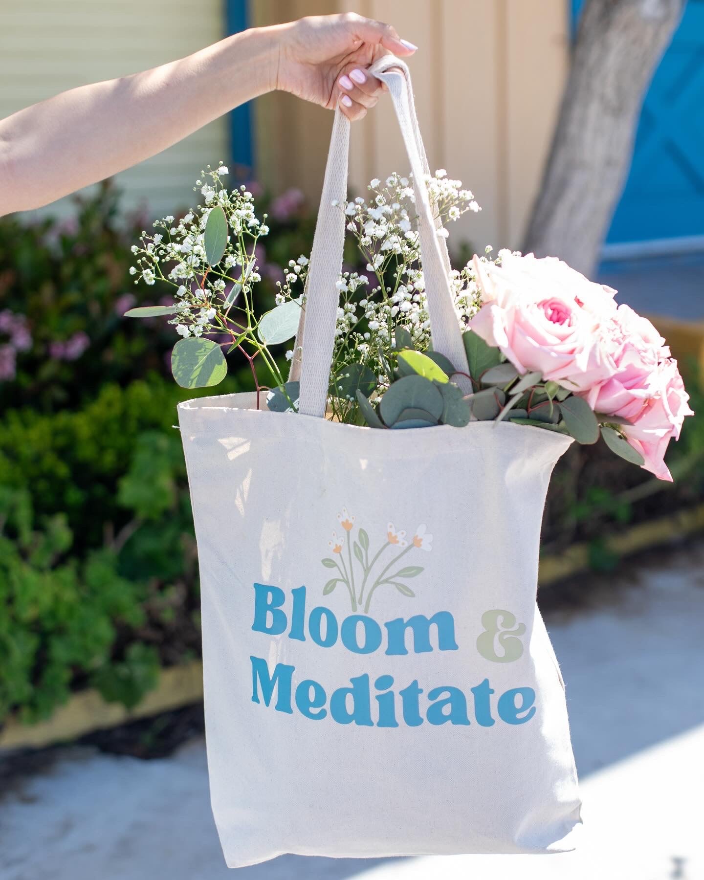 Bloom and Meditate Tote