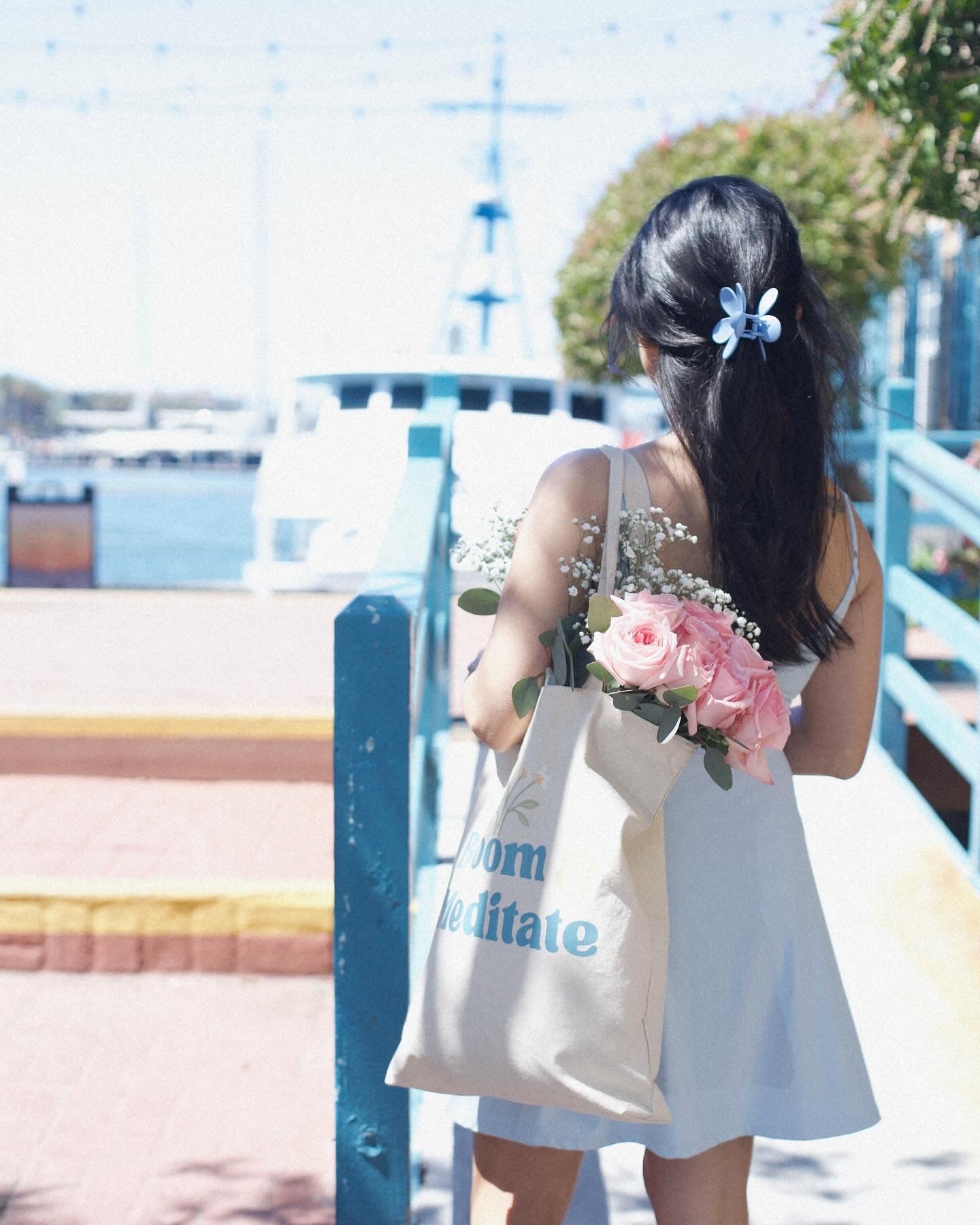 Bloom and Meditate Tote